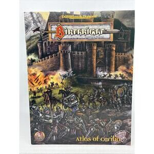 AD&D Atlas of Cerilia Birthright TSR Advanced Dungeons & Dragons 1995 Book 1
